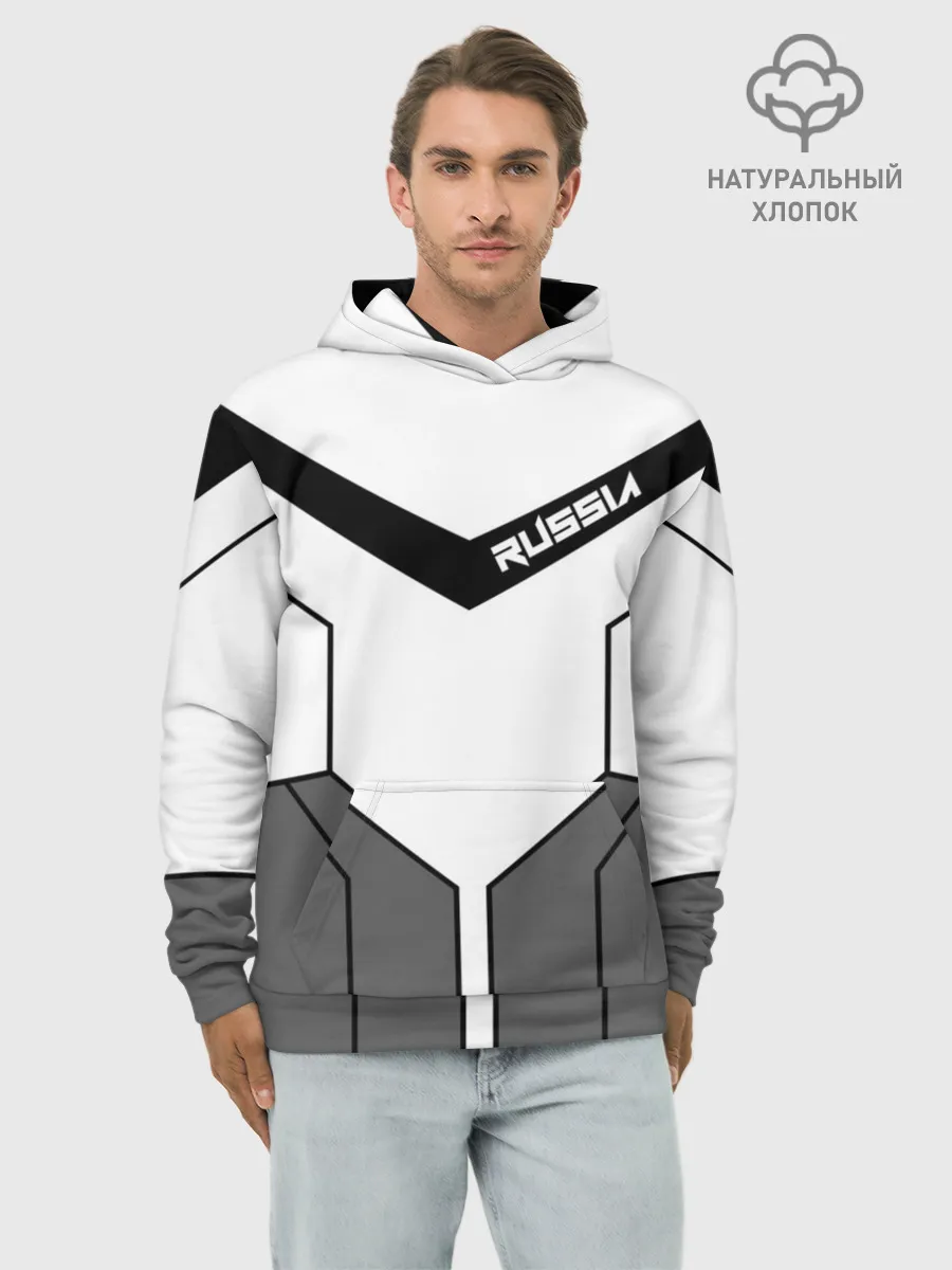 Худи мужской база хлопок / Russia