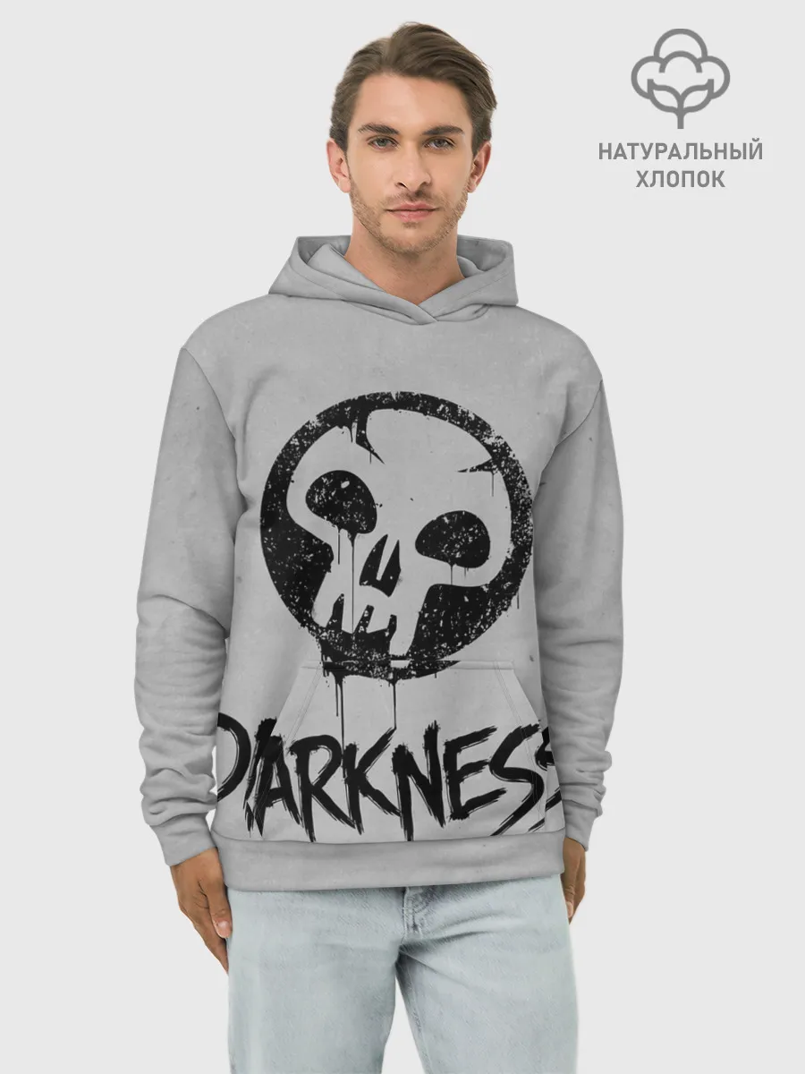 Худи мужской база хлопок / Emblems Darkness