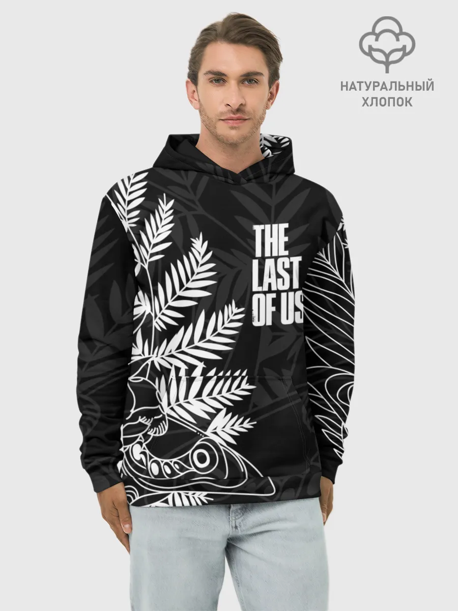 Худи мужской база хлопок / THE LAST OF US 2 | ОДНИ ИЗ НАС 2 ТАТУ ЭЛЛИ