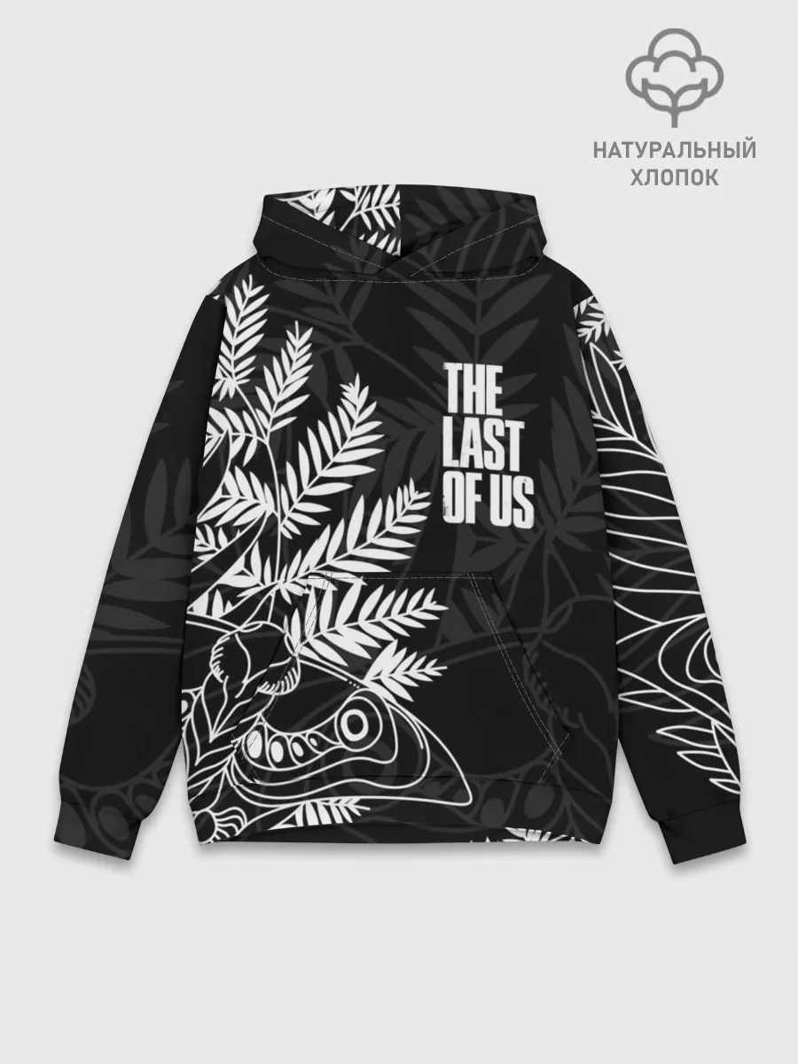 Худи мужской база хлопок / THE LAST OF US 2 | ОДНИ ИЗ НАС 2 ТАТУ ЭЛЛИ