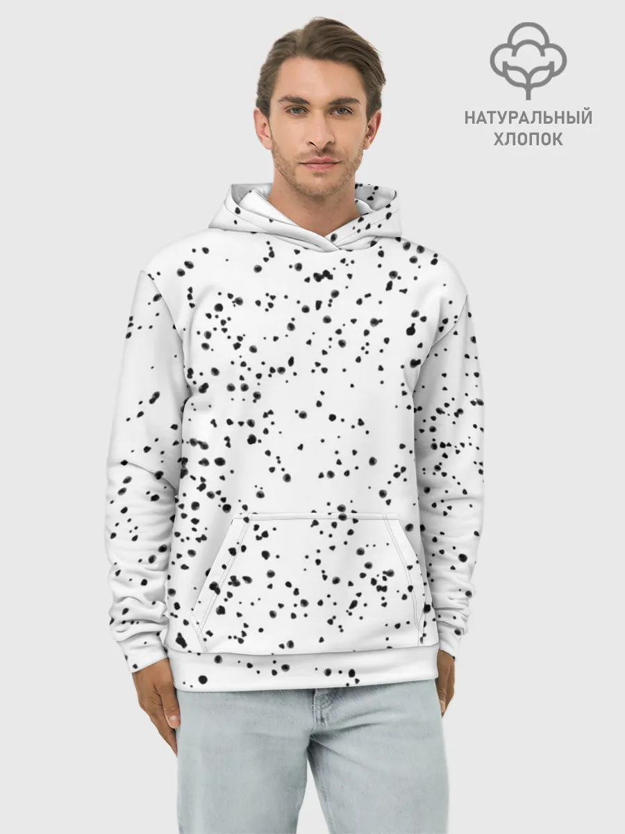 Худи мужской база хлопок / Точки
