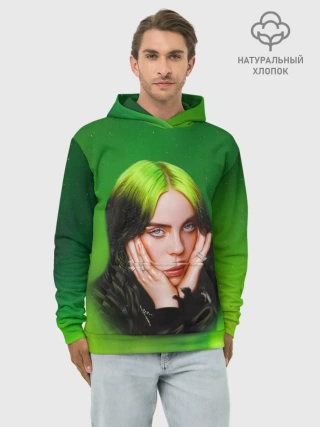 Худи мужской база хлопок / Billie Eilish | Билли Айлиш