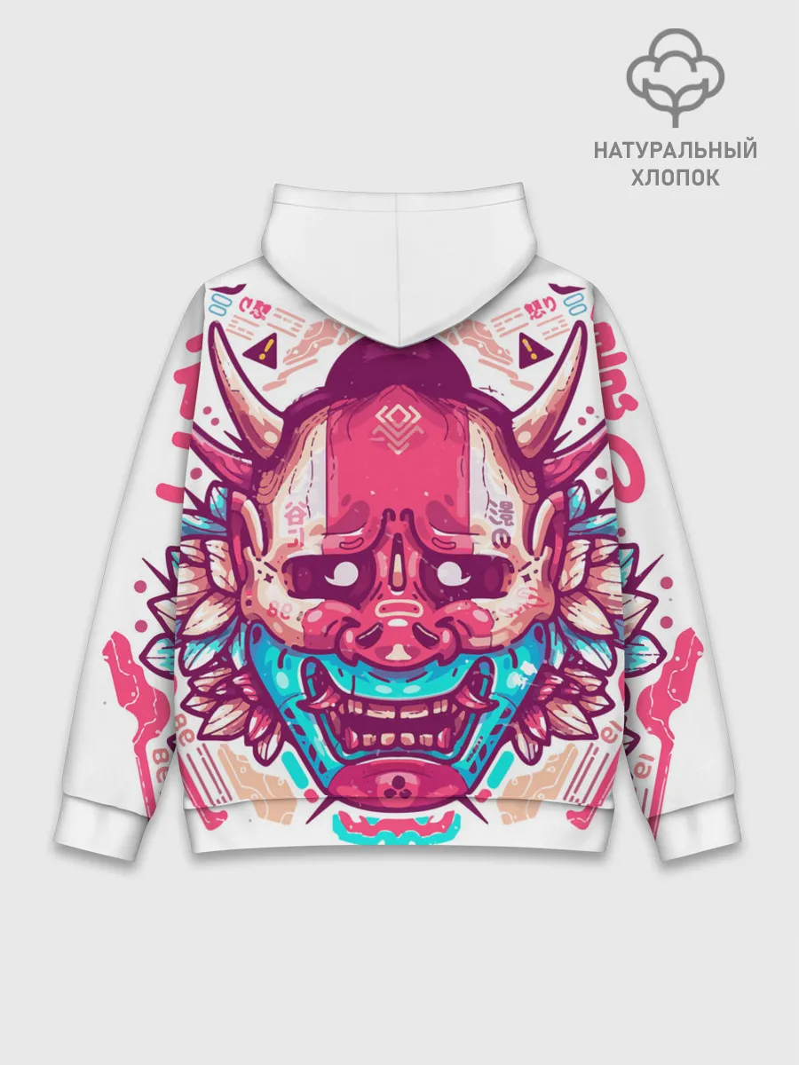 Худи мужской база хлопок / Маска Ханья светлая