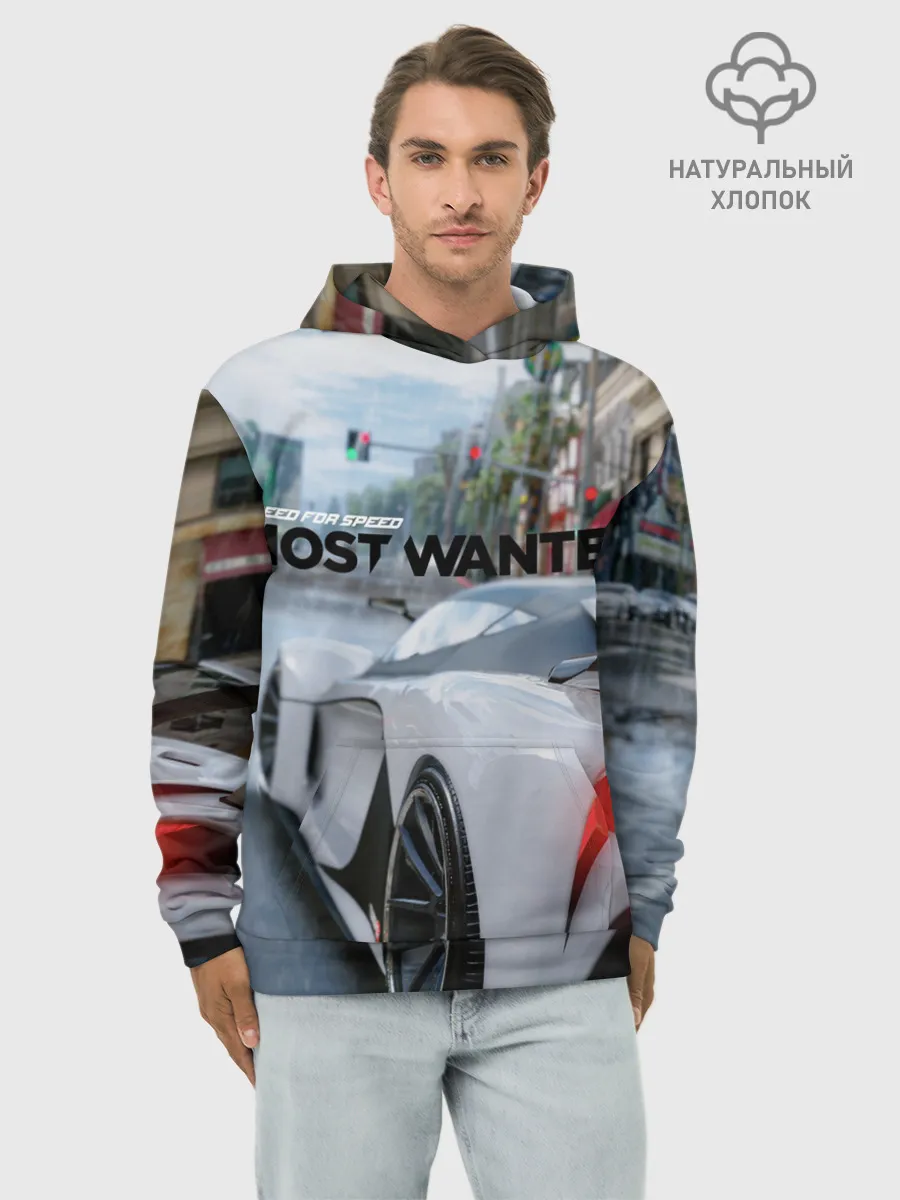 Худи мужской база хлопок / NFS Most Wanted