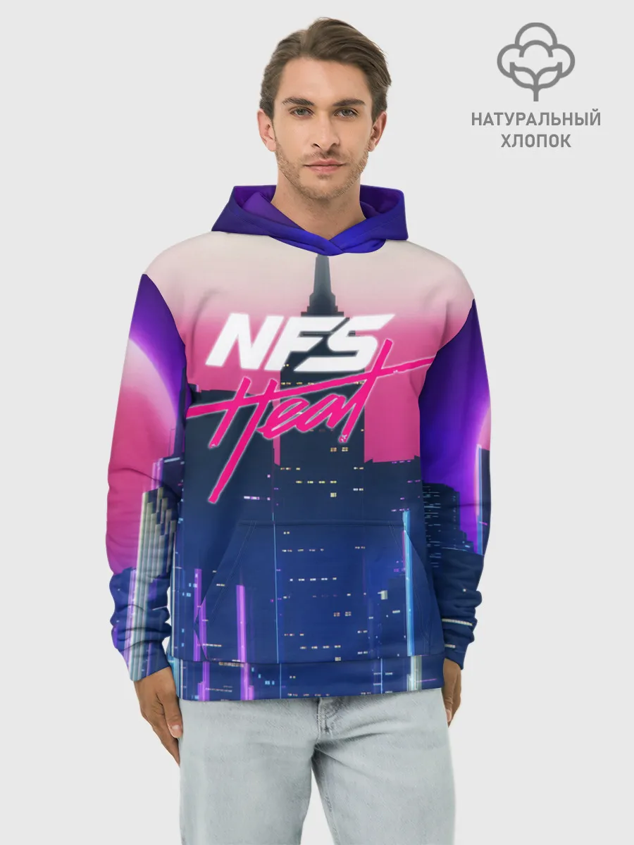 Худи мужской база хлопок / NFS Heat