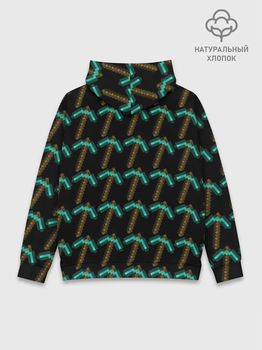 Худи мужской база хлопок / Майнкрафт Кирка