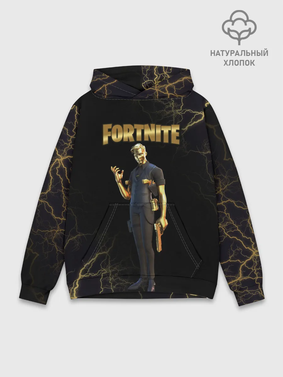 Худи мужской база хлопок / Gold Midas Fortnite 2