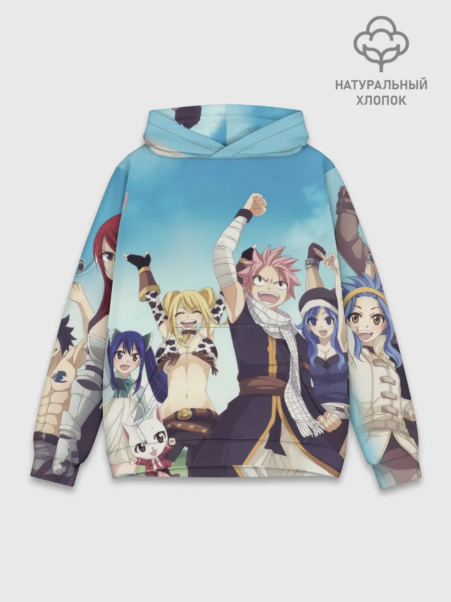 Худи мужской база хлопок / Все песонажи Хвост Феи