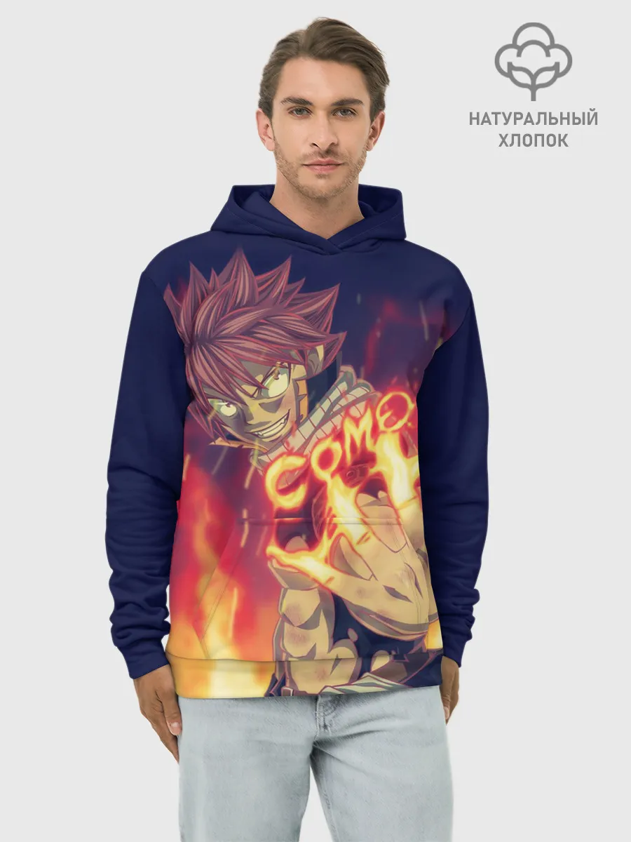 Худи мужской база хлопок / Fairy Tail Como oi