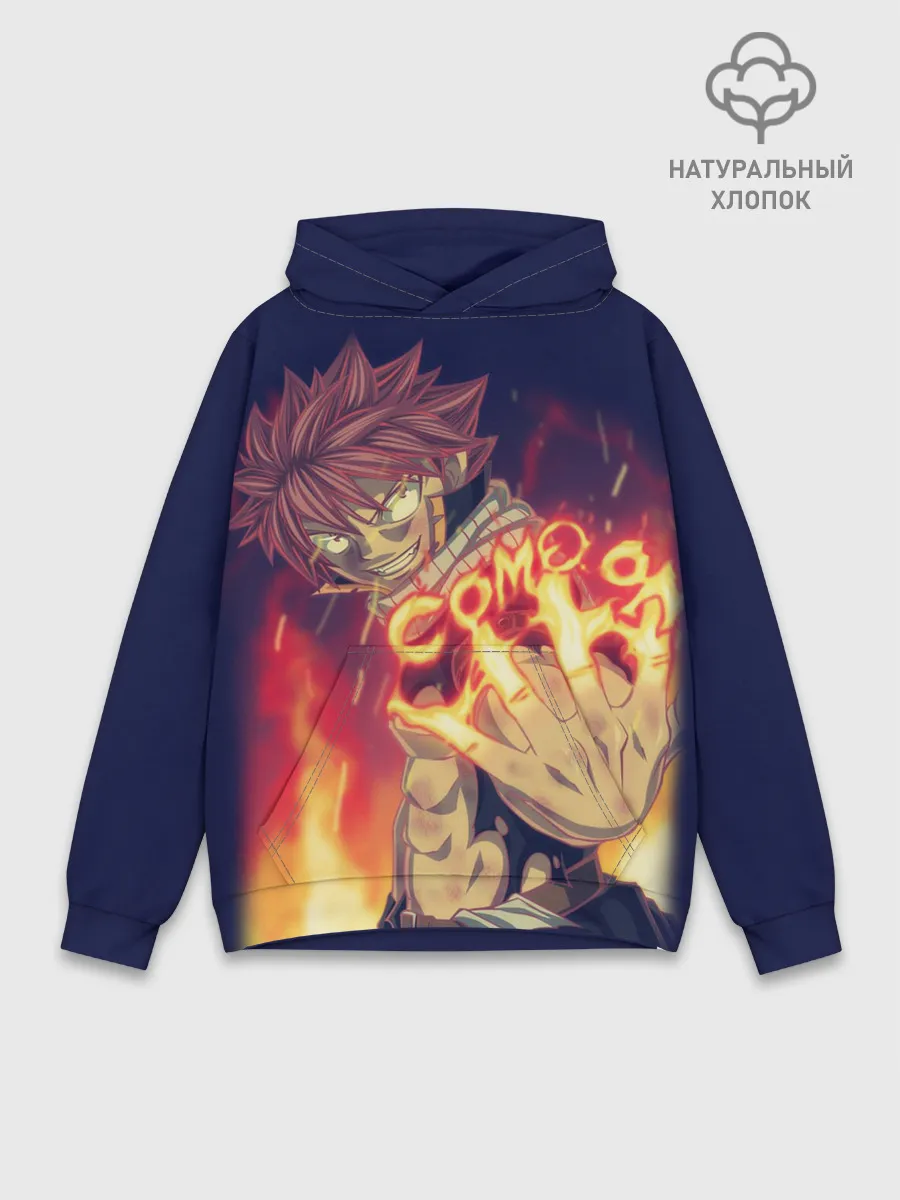 Худи мужской база хлопок / Fairy Tail Como oi