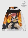 Худи мужской база хлопок / Fairy Tail воинственный Нацу