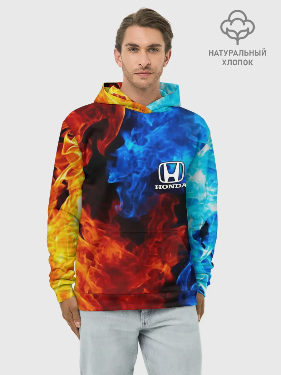 Худи мужской база хлопок / HONDA