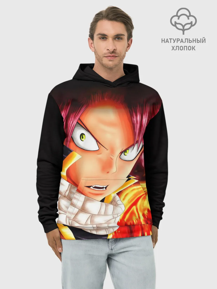 Худи мужской база хлопок / Нацу Хвост Феи
