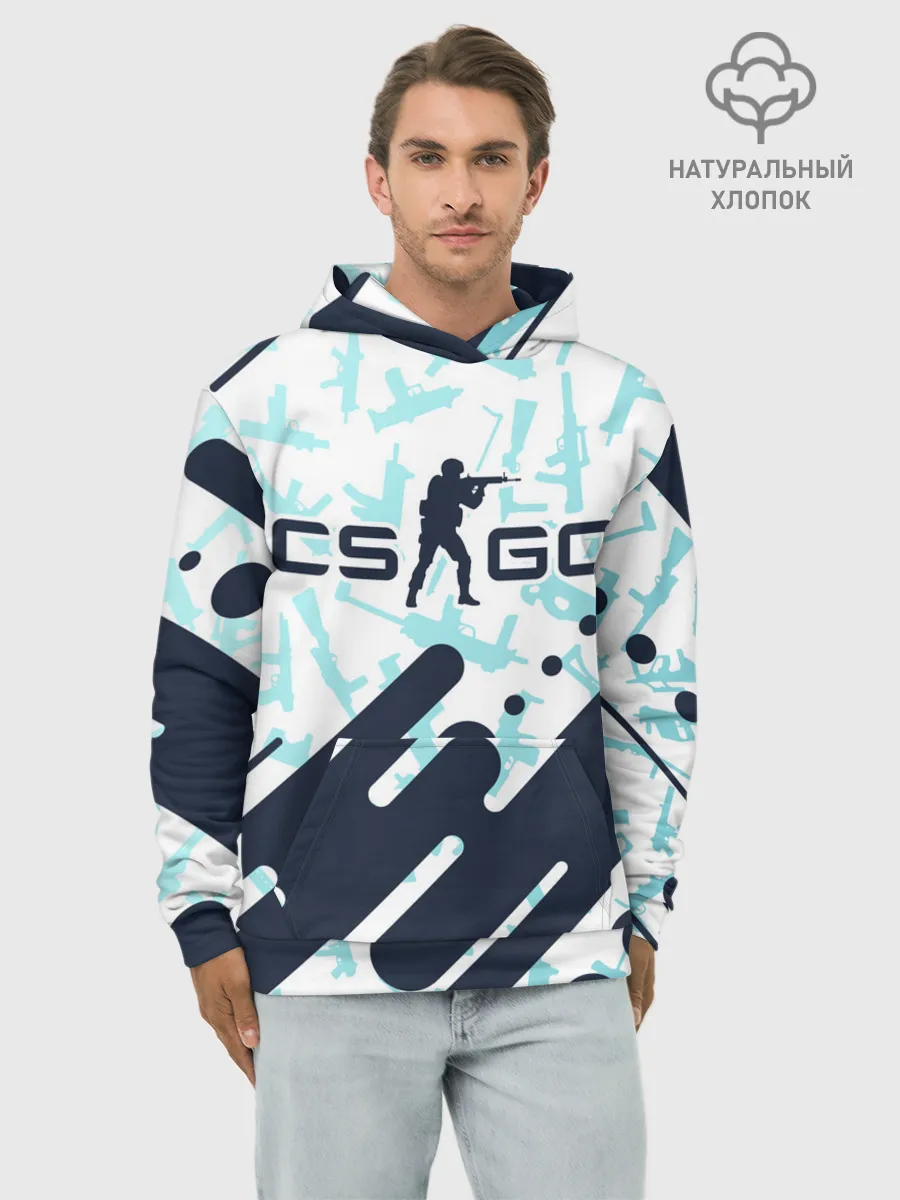 Худи мужской база хлопок / CS GO | КС ГО