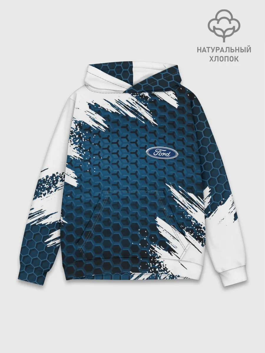 Худи мужской база хлопок / FORD