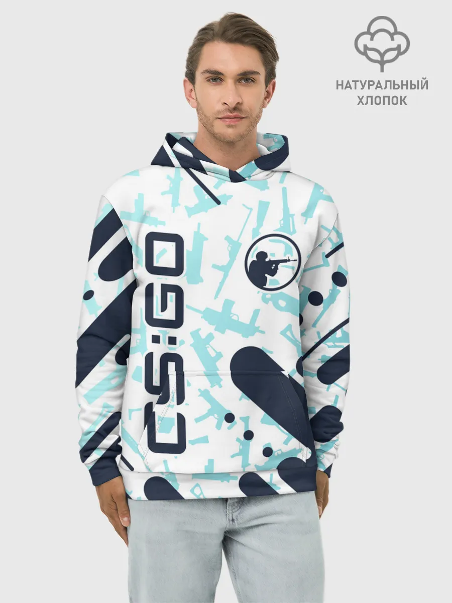Худи мужской база хлопок / CS GO | КС ГО