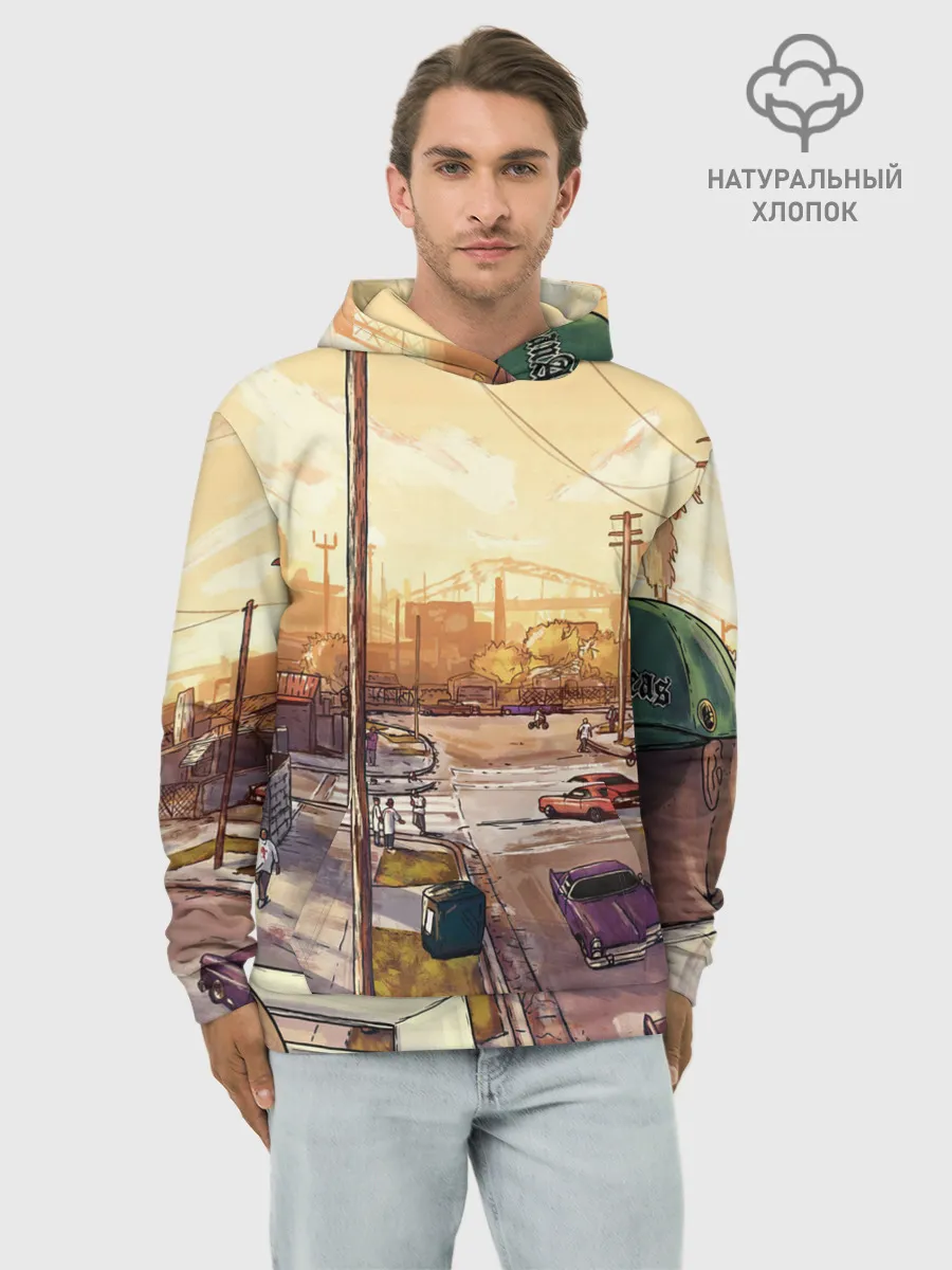 Худи мужской база хлопок / GTA San Andreas