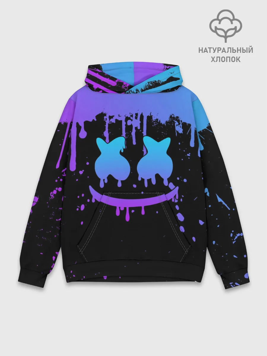 Худи мужской база хлопок / MARSHMELLO