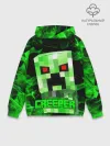 Худи мужской база хлопок / MINECRAFT CREEPER