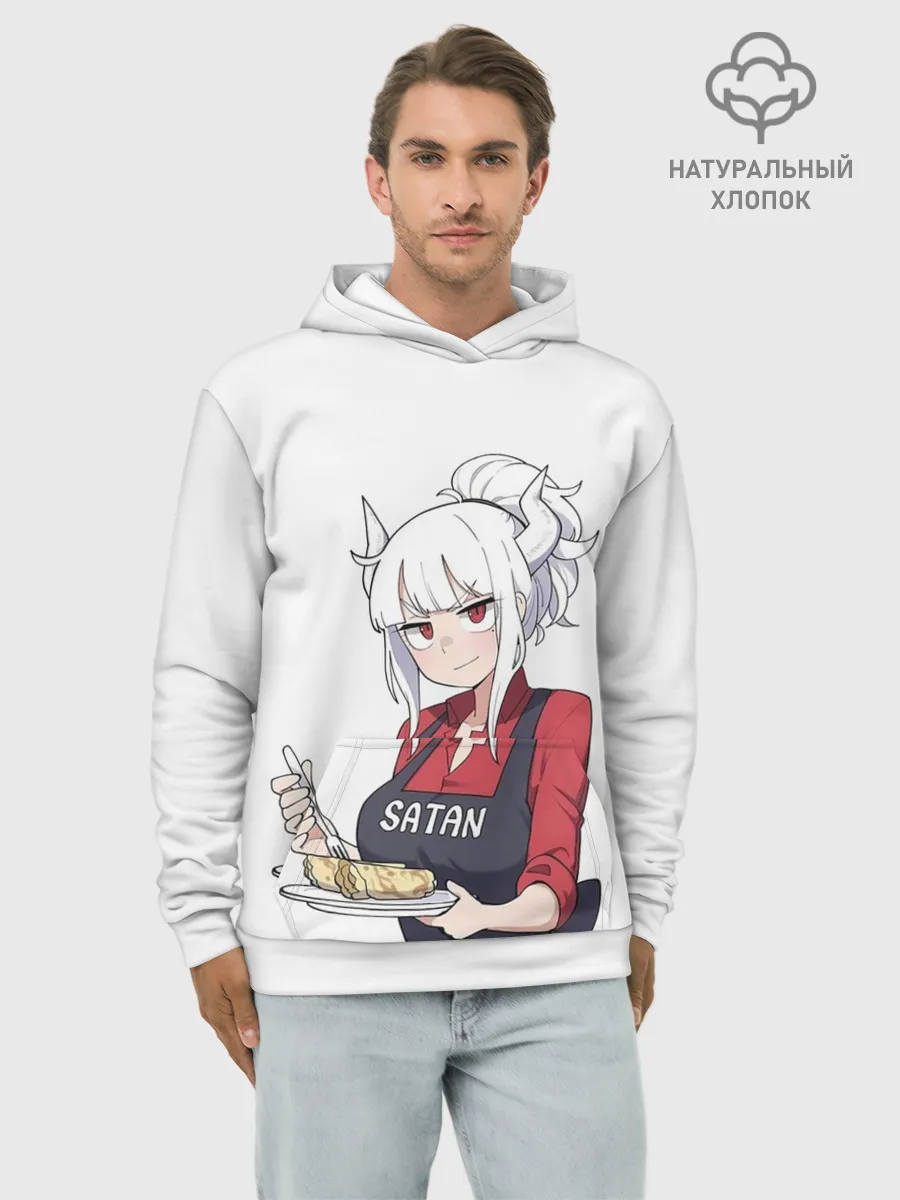 Худи мужской база хлопок / Helltaker