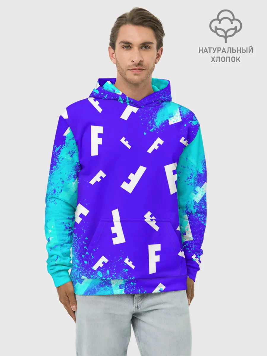 Худи мужской база хлопок / FORTNITE / ФОРТНАЙТ