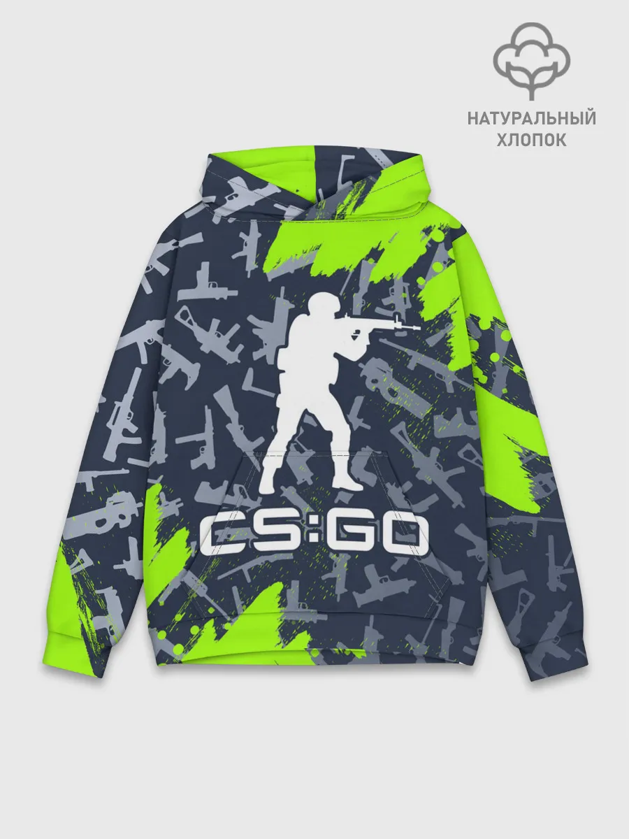 Худи мужской база хлопок / CS GO | КС ГО