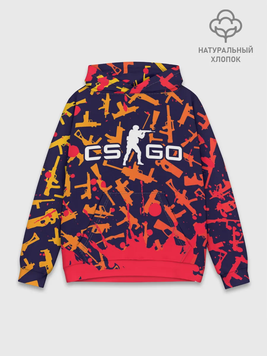 Худи мужской база хлопок / CS GO | КС ГО