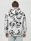 Худи мужской база хлопок / Панды