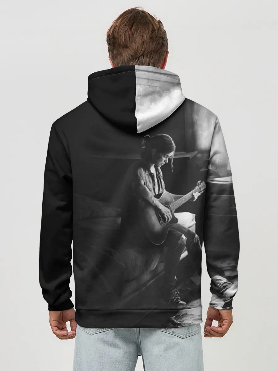 Худи мужской база хлопок / THE LAST OF US 2 | ОДНИ ИЗ НАС 2 ЭЛЛИ