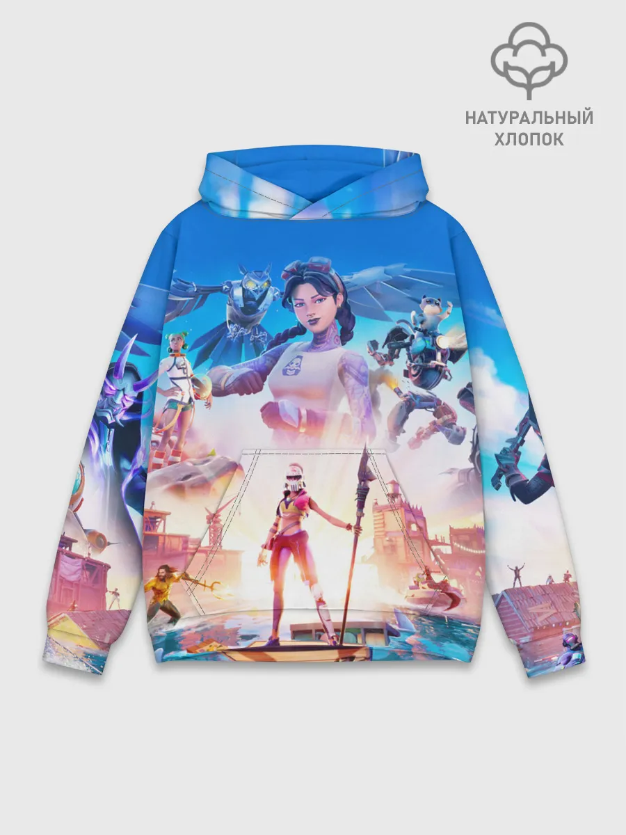 Худи мужской база хлопок / FORTNITE