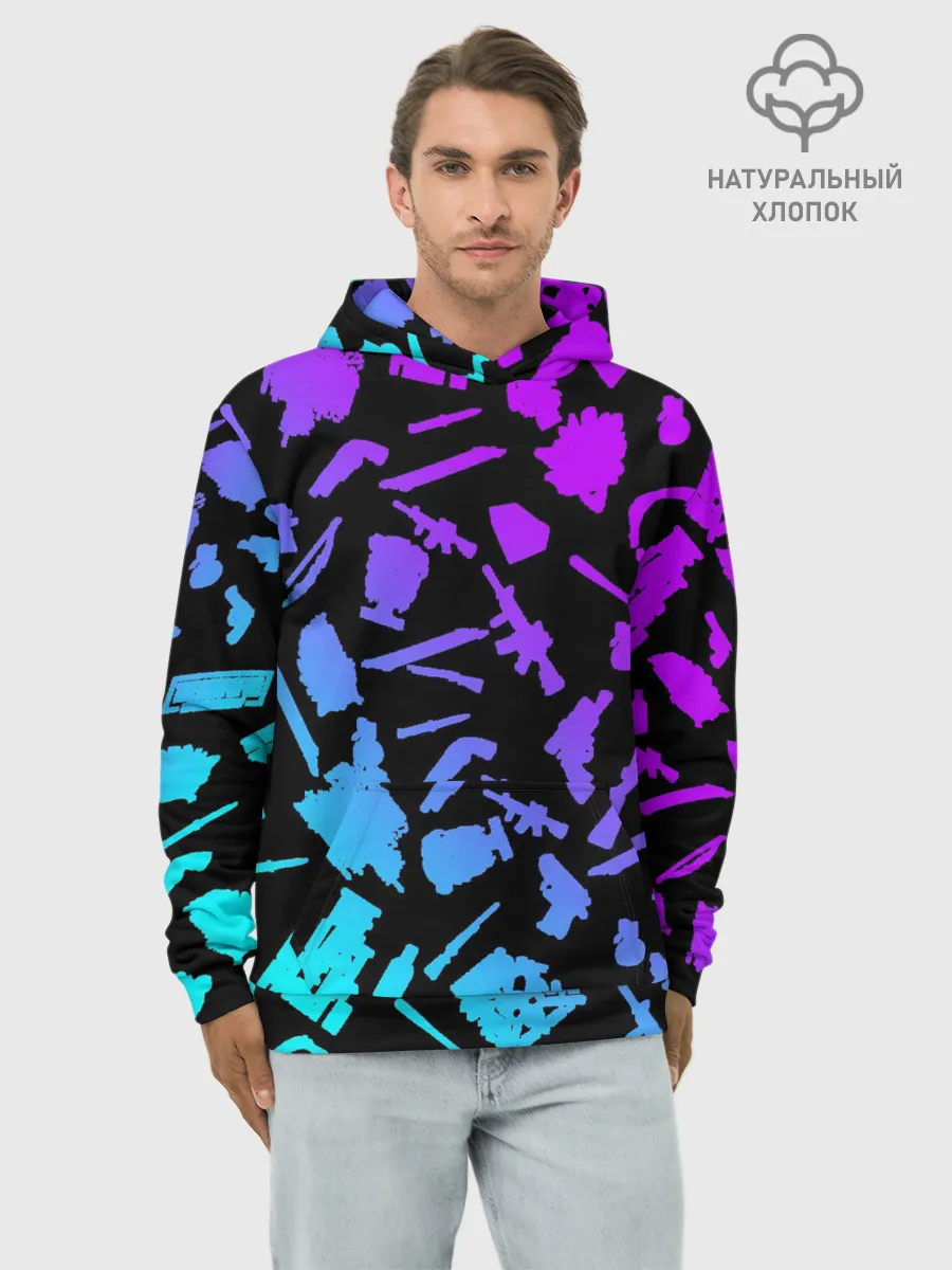 Худи мужской база хлопок / PATTERN THE LAST OF US