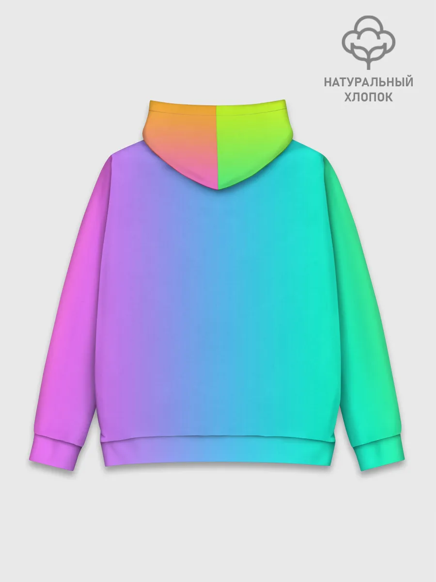 Худи мужской база хлопок / Fairy Tail rainbow