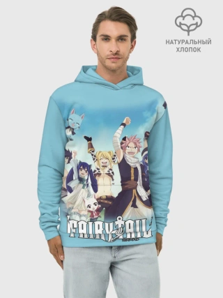 Худи мужской база хлопок / Fairy Tail Heroes