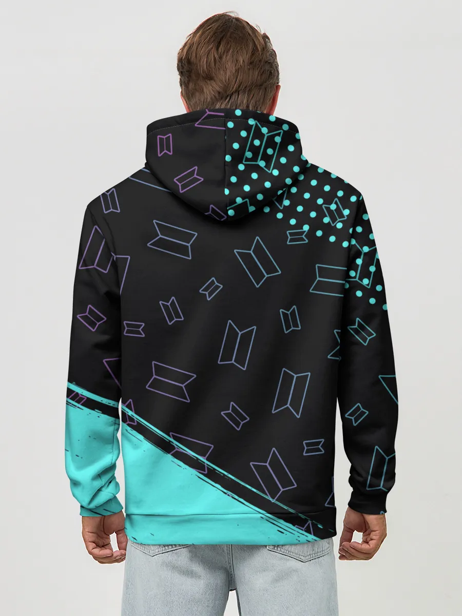 Худи мужской база хлопок / BTS / БТС