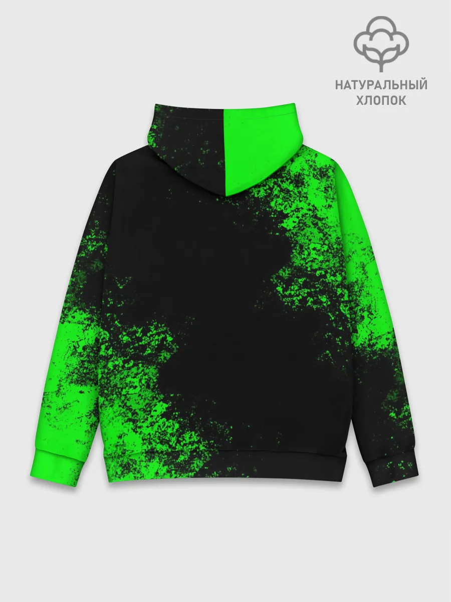 Худи мужской база хлопок / MINECRAFT CAT