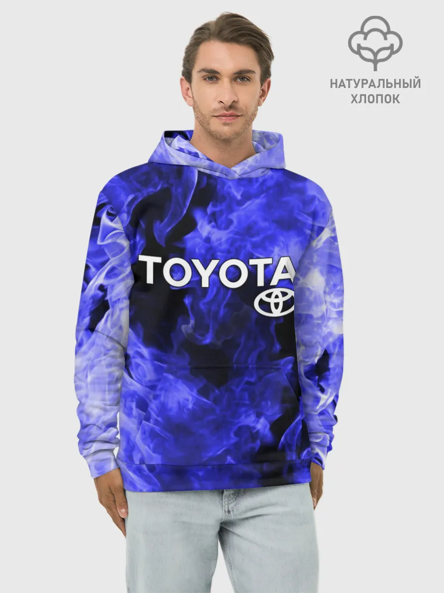 Худи мужской база хлопок / TOYOTA