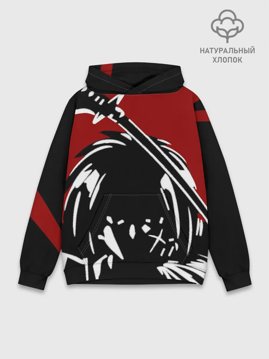 Худи мужской база хлопок / Химура Кэнсин Самурай Х