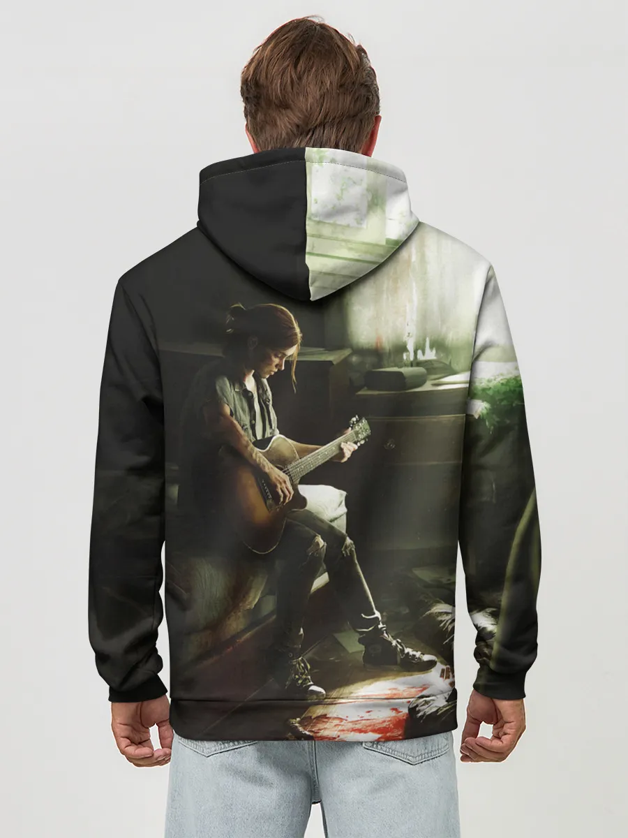 Худи мужской база хлопок / ЛАСТ ОФ АС 2 ЭЛЛИ