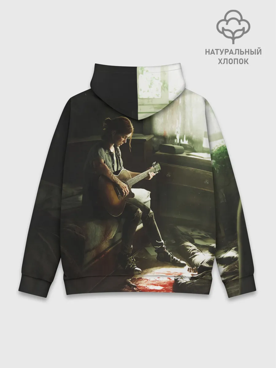 Худи мужской база хлопок / ЛАСТ ОФ АС 2 ЭЛЛИ