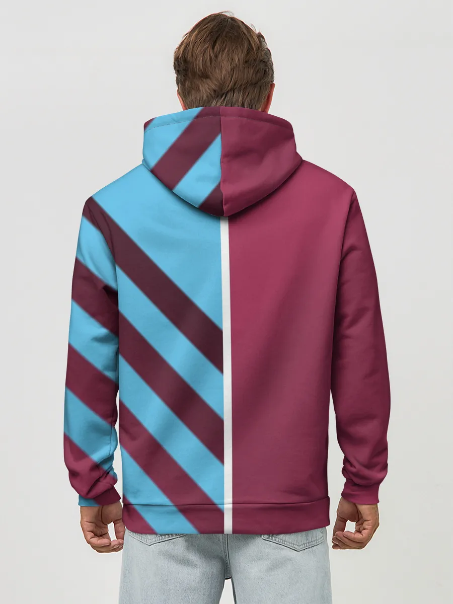 Худи мужской база хлопок / Астон Вилла