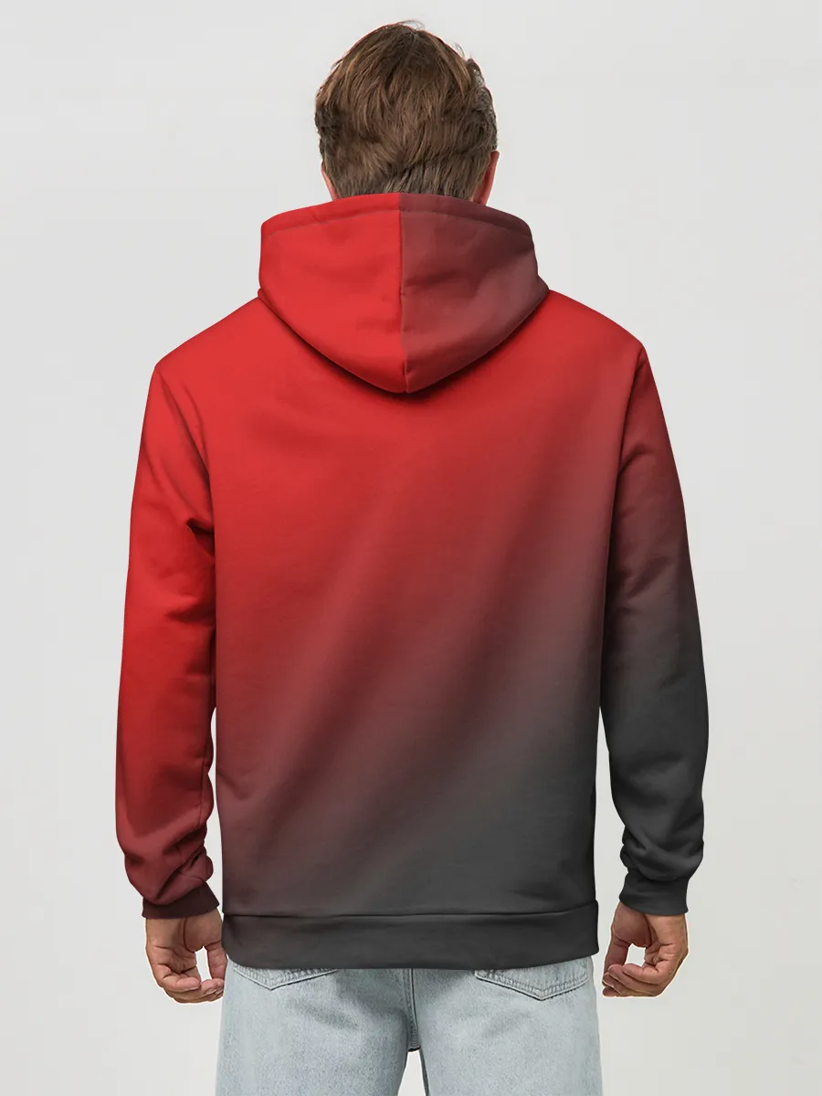 Худи мужской база хлопок / RED