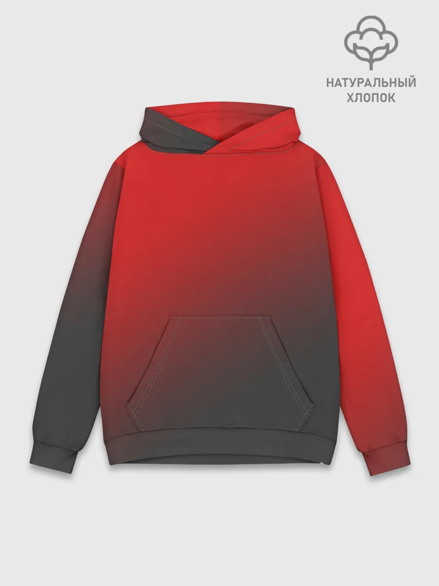 Худи мужской база хлопок / RED