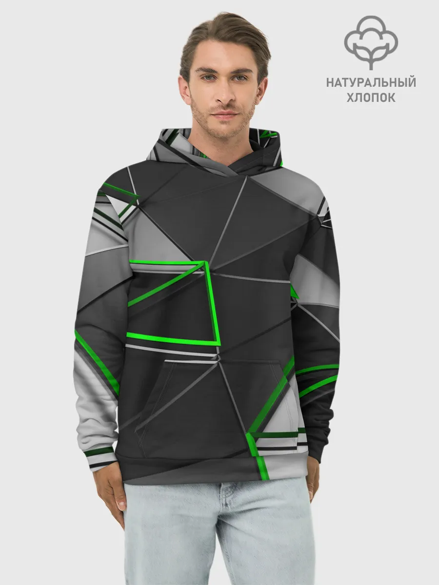 Худи мужской база хлопок / 3D полигон