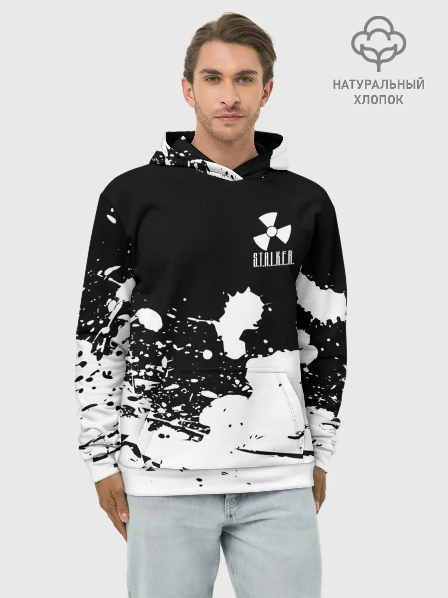 Худи мужской база хлопок / S.T.A.L.K.E.R.