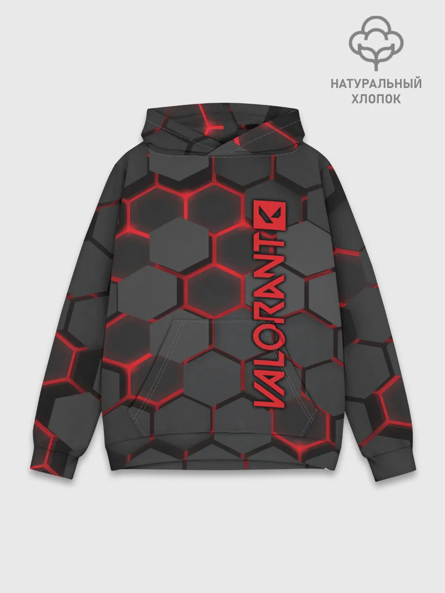 Худи мужской база хлопок / Valorant
