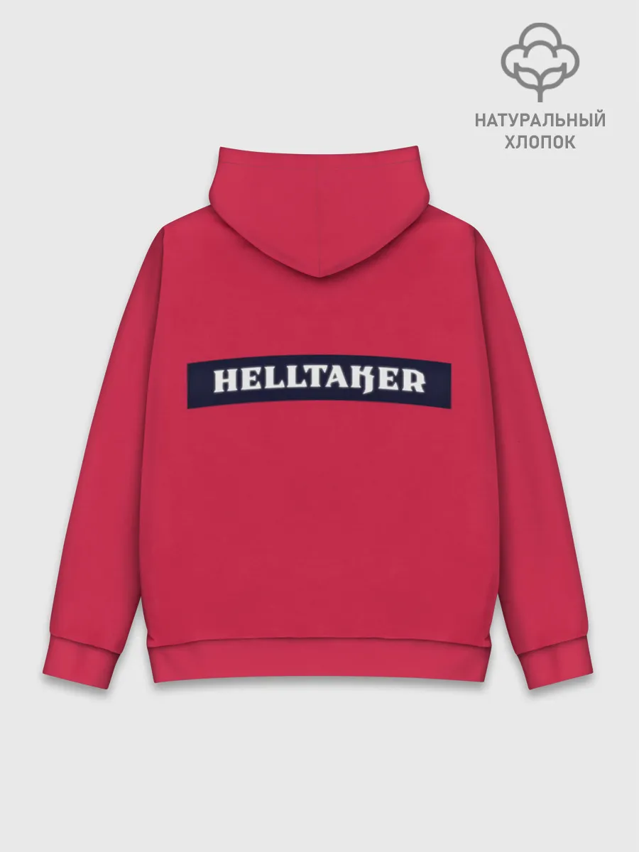 Худи мужской база хлопок / Helltaker: CERBERUS