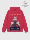 Худи мужской база хлопок / Helltaker: CERBERUS