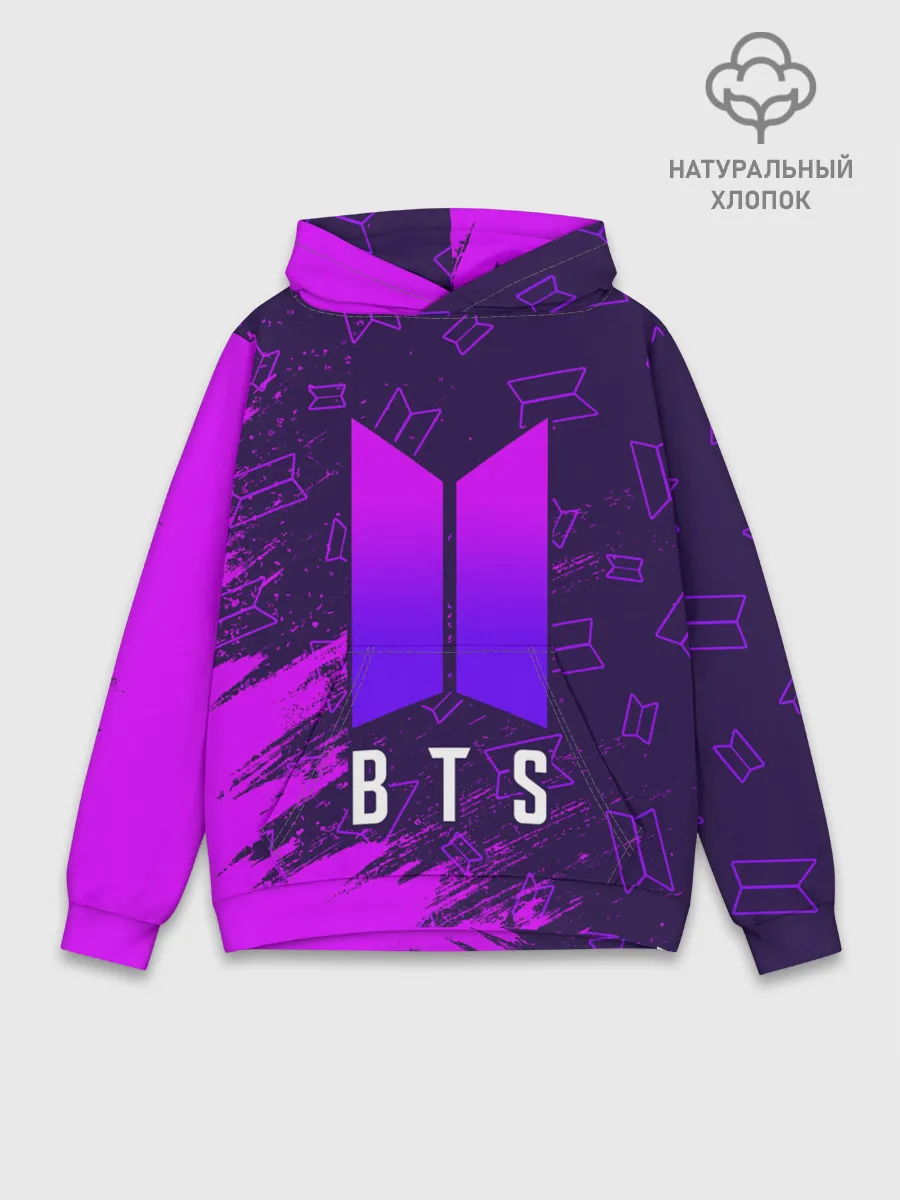 Худи мужской база хлопок / BTS / БТС