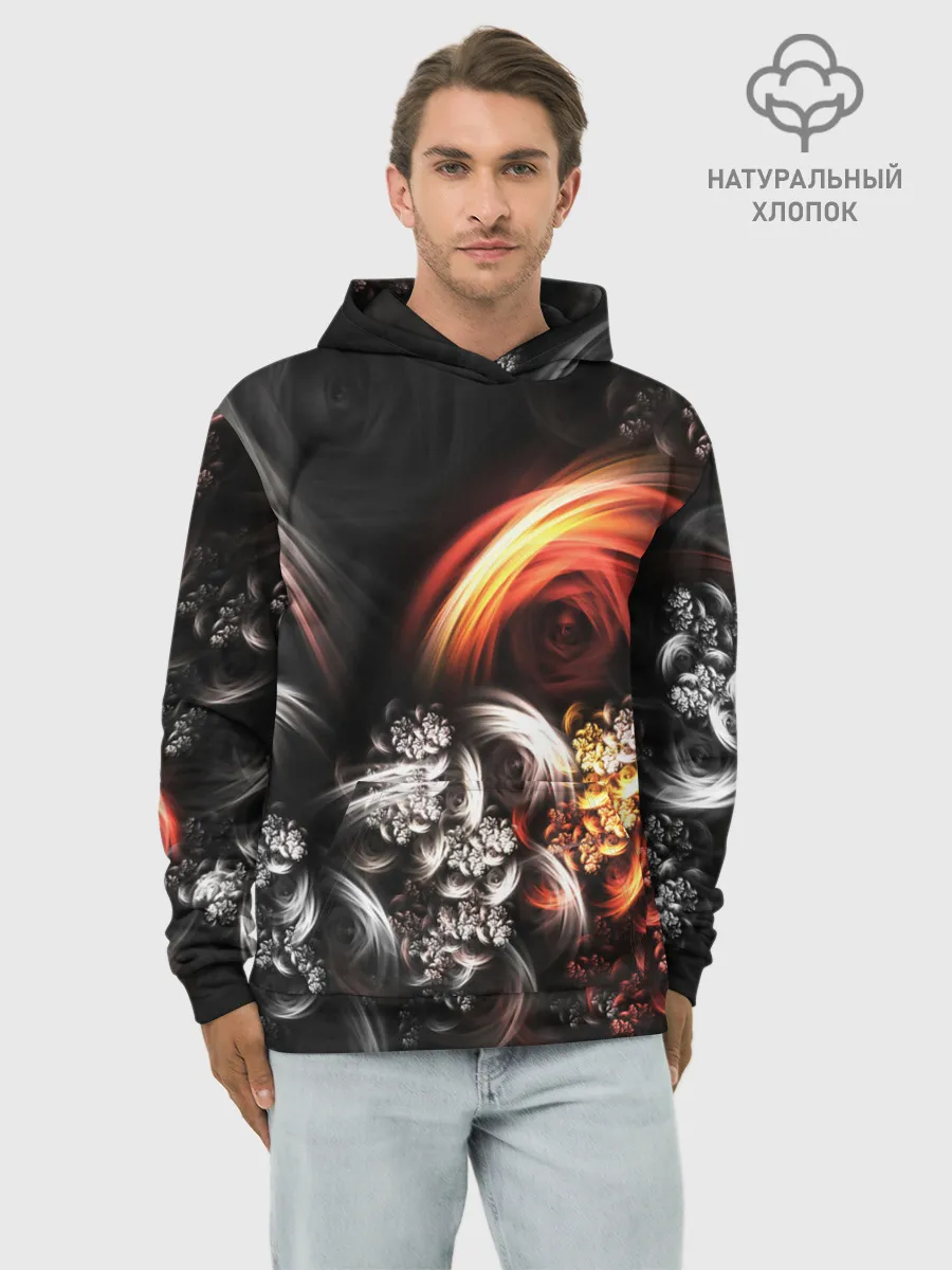 Худи мужской база хлопок / FRACTALS
