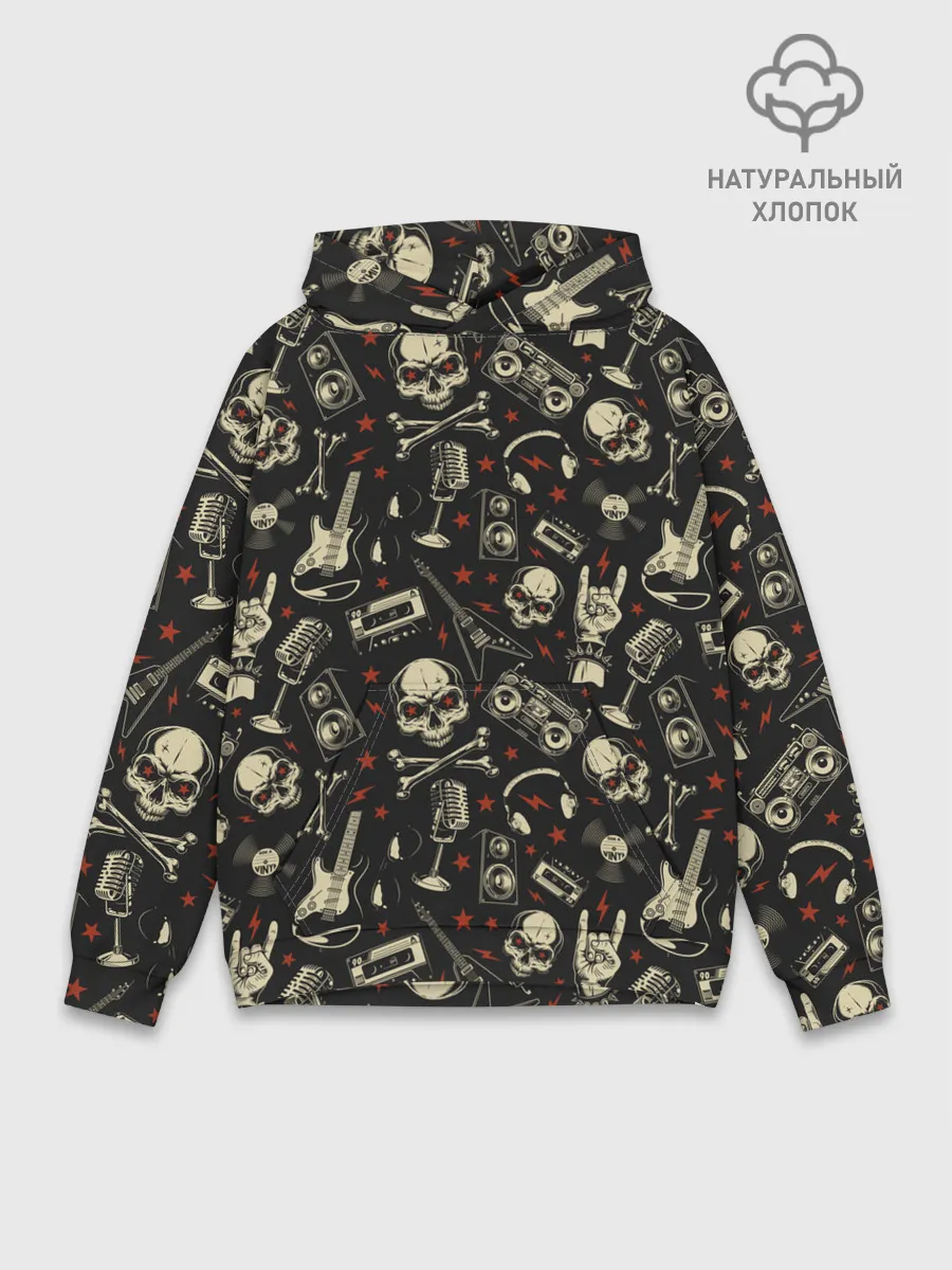 Худи мужской база хлопок / Heavy Metal